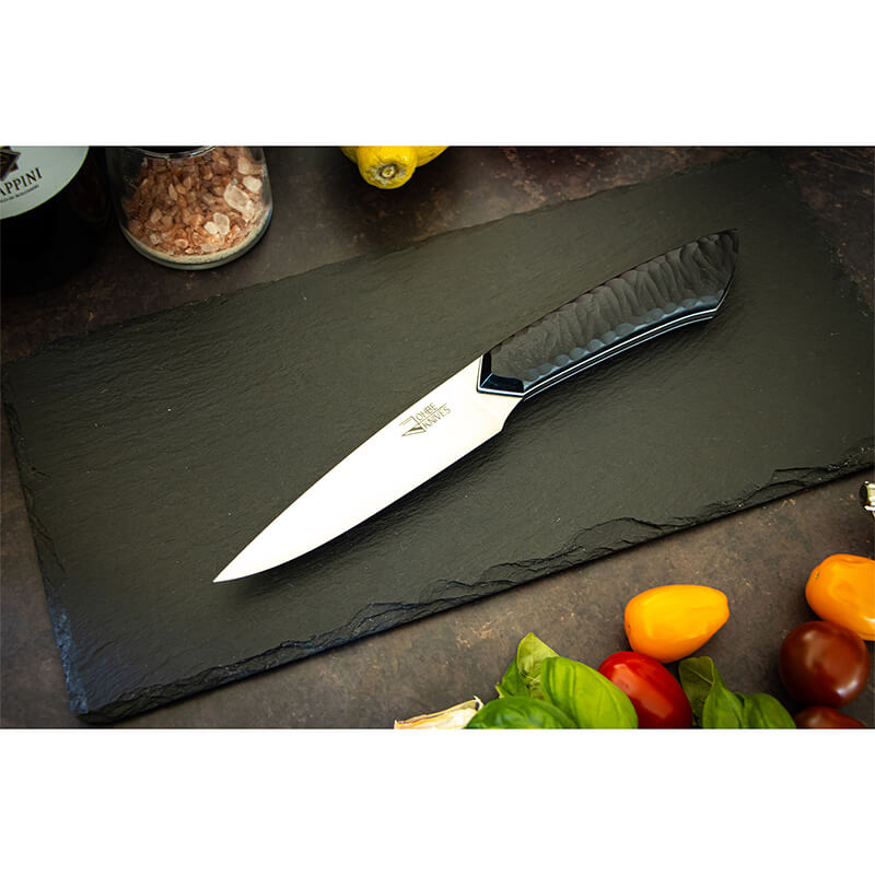 Officemesser RAW-Edition von JOHBE Knives, Griff Schwarz, rostfrei weitere Ansicht Officemesser RAW-Edition von JOHBE Knives, Griff Schwarz, rostfrei