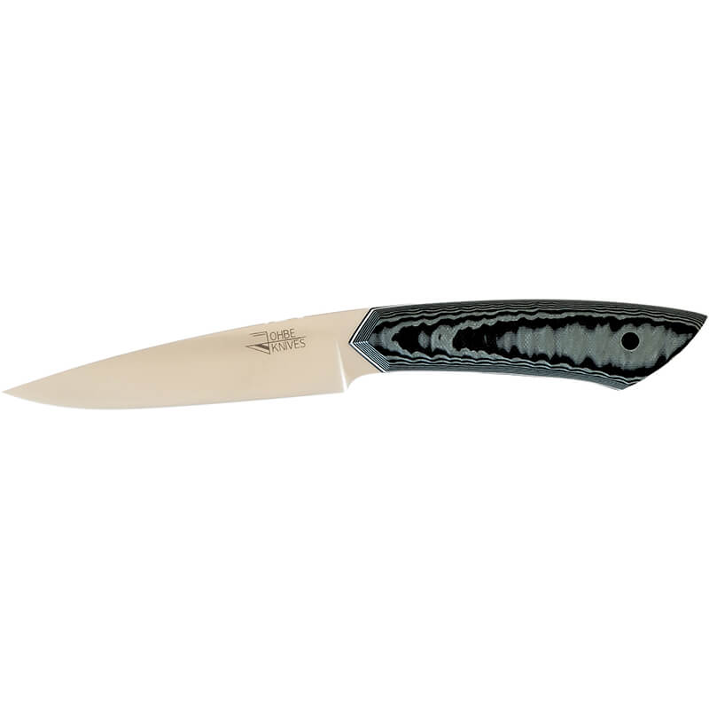 Officemesser RAW-Edition von JOHBE Knives, Griff Schwarz-Grau, rostfrei weitere Ansicht Officemesser RAW-Edition von JOHBE Knives, Griff Schwarz-Grau, rostfrei