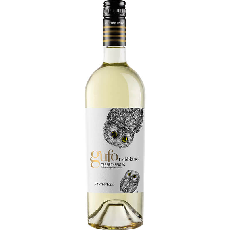 Gufo Trebbiano Terre d‘Abruzzo IGP Weißwein von Cantina Tollo, 0,75 l weitere Ansicht Gufo Trebbiano Terre d‘Abruzzo IGP Weißwein von Cantina Tollo, 0,75 l
