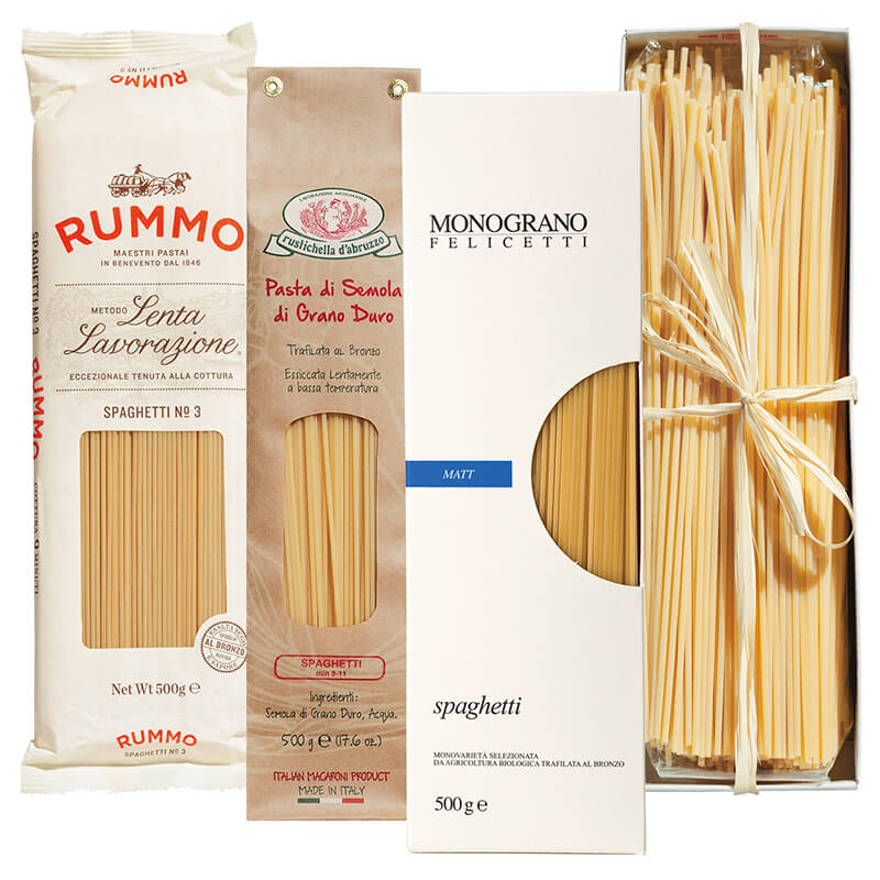 Spaghetti Probierpaket, 4 x 500 g weitere Ansicht Spaghetti Probierpaket, 4 x 500 g