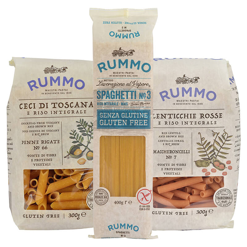 3er Rummo Glutenfreie Pasta Probierpaket