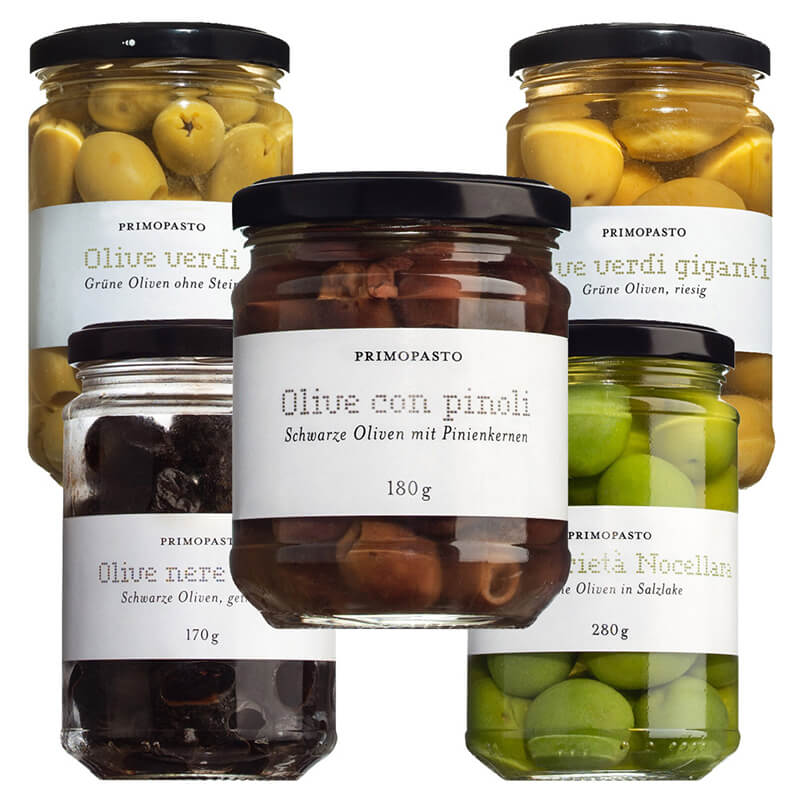 5er Oliven Probierpaket von Primopasto