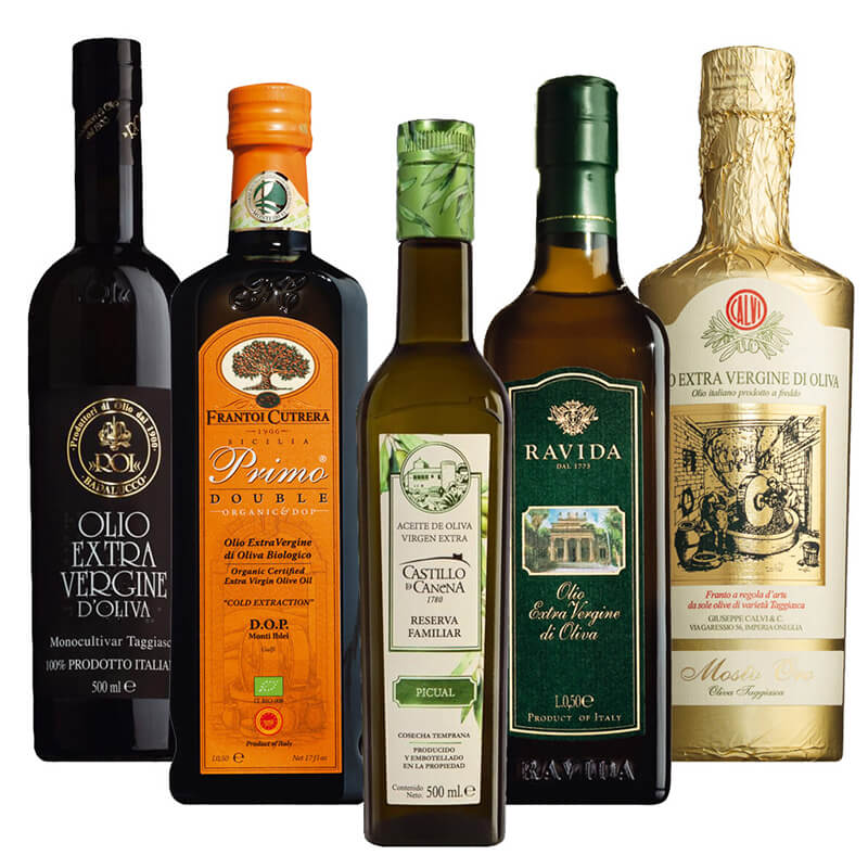 5er Olivenöl nativ extra Probierpaket Bestseller